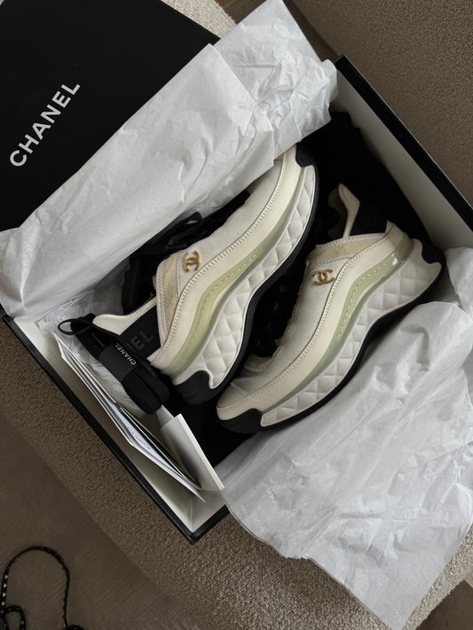 Chanel Logo CC Trainers