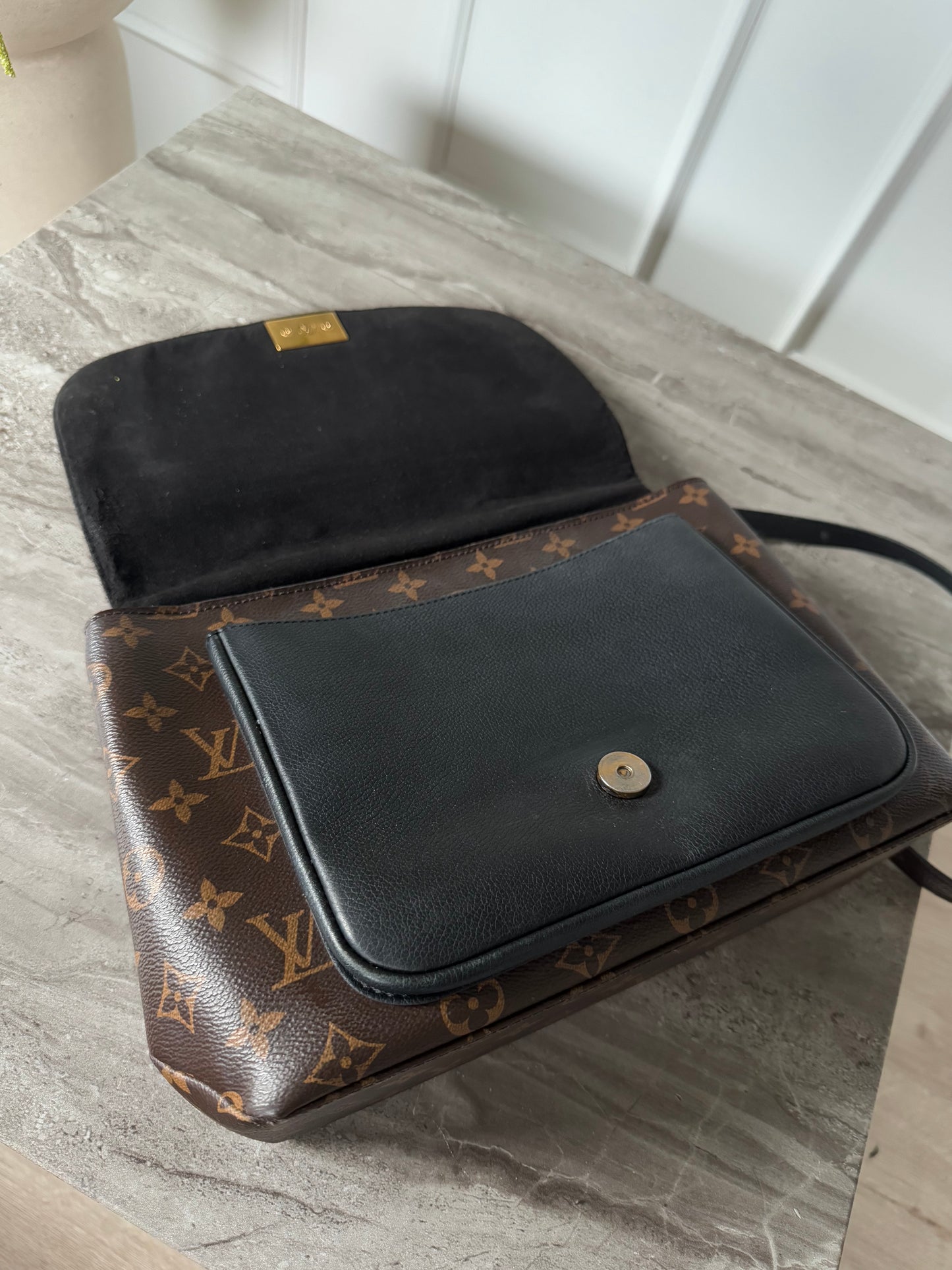 Louis Vuitton Monogram Black Marignan Bag