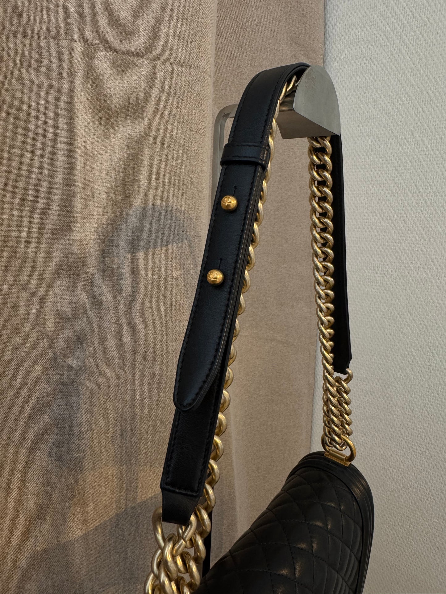 Chanel Boy Bag Black Leather
