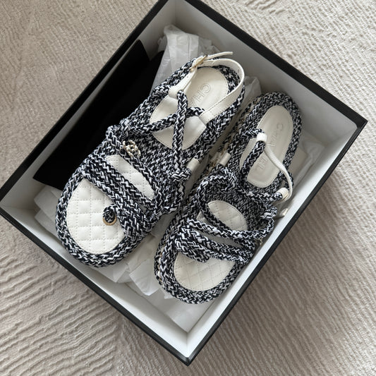 Chanel Rope Sandals