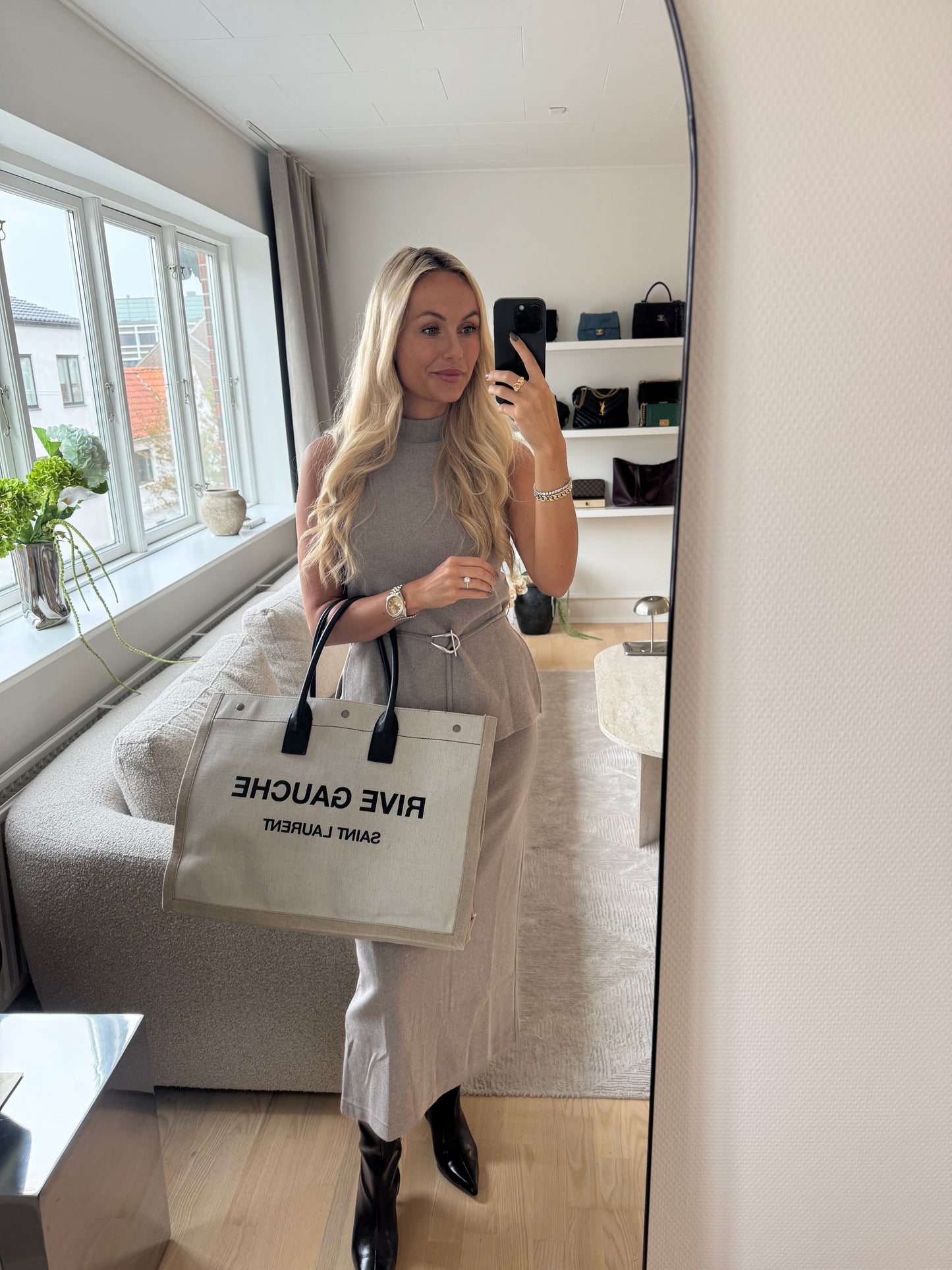 Saint Laurent Rive Gauche Tote Bag