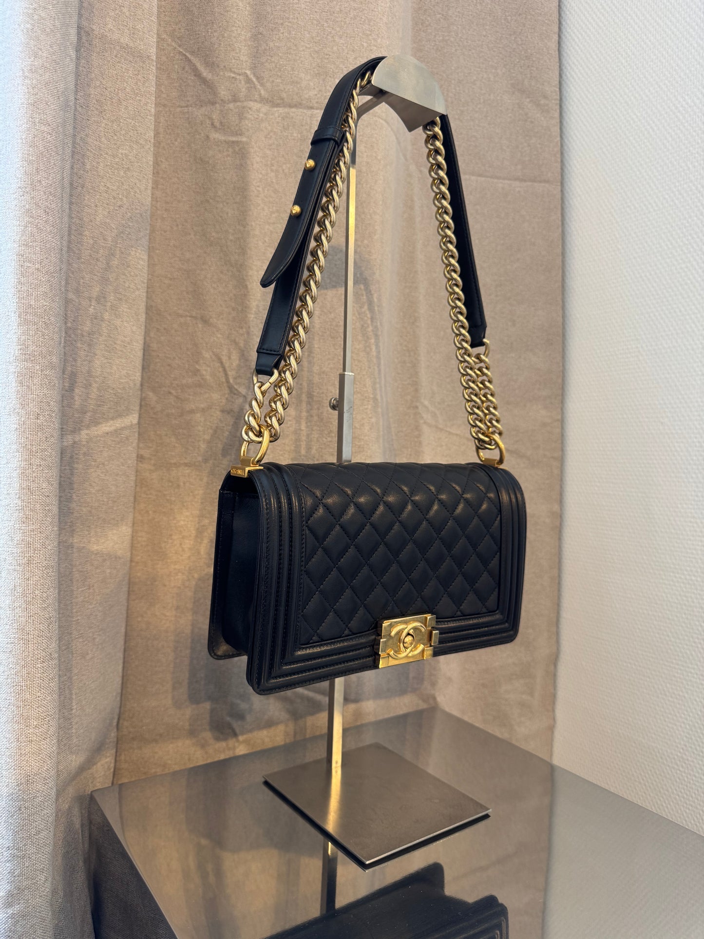 Chanel Boy Bag Black Leather
