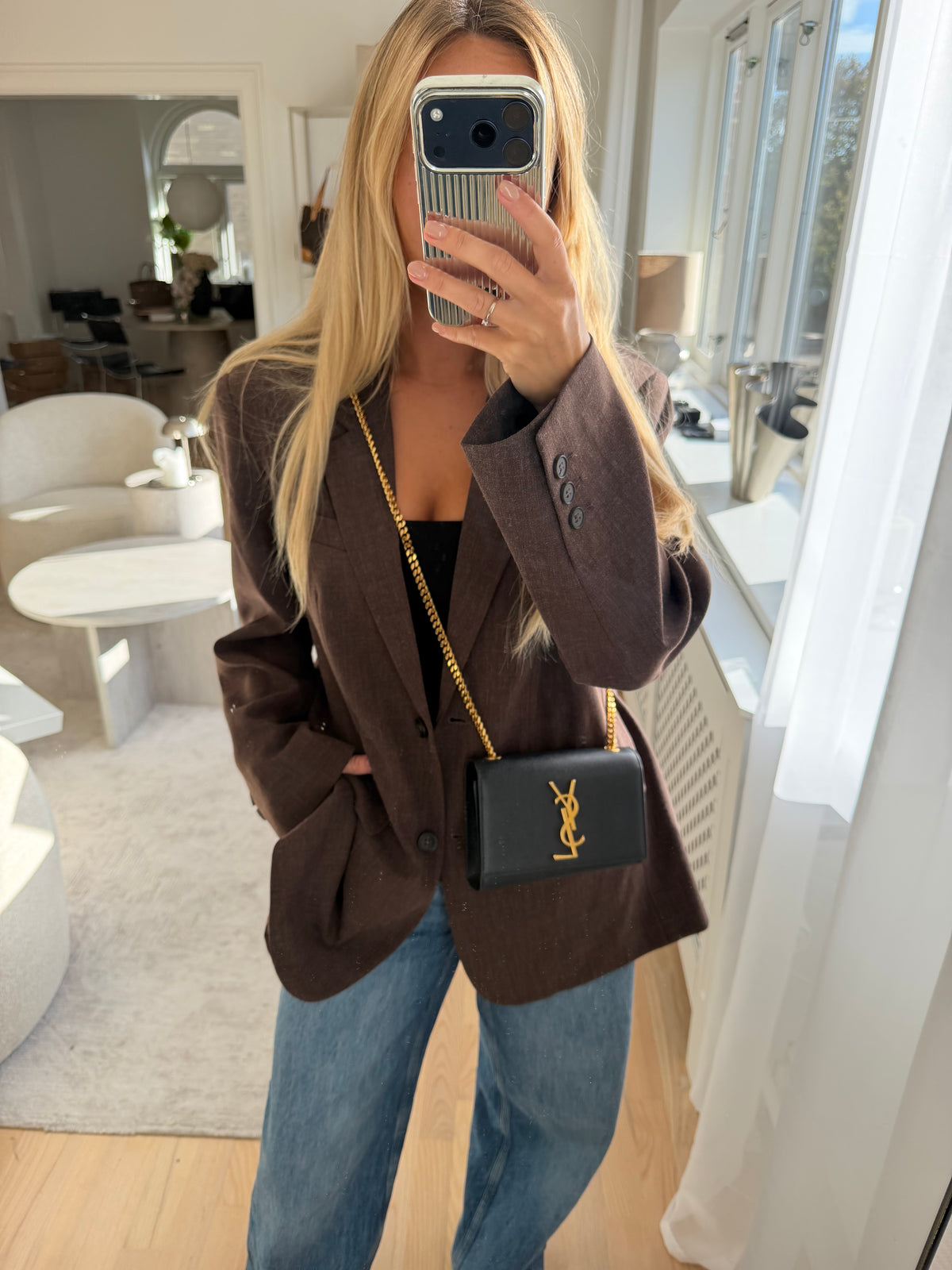 Saint Laurent Kate Black crossbody
