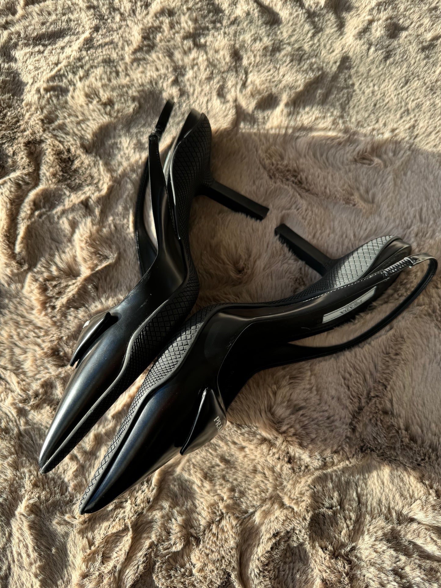 Prada Pointed Black Heels