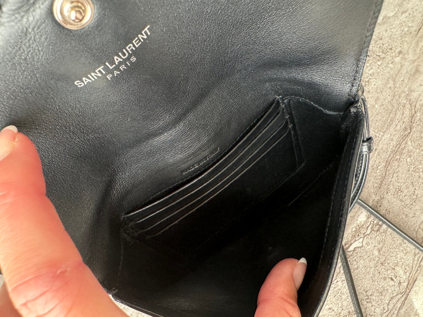 Saint Laurent Black mini crossbody