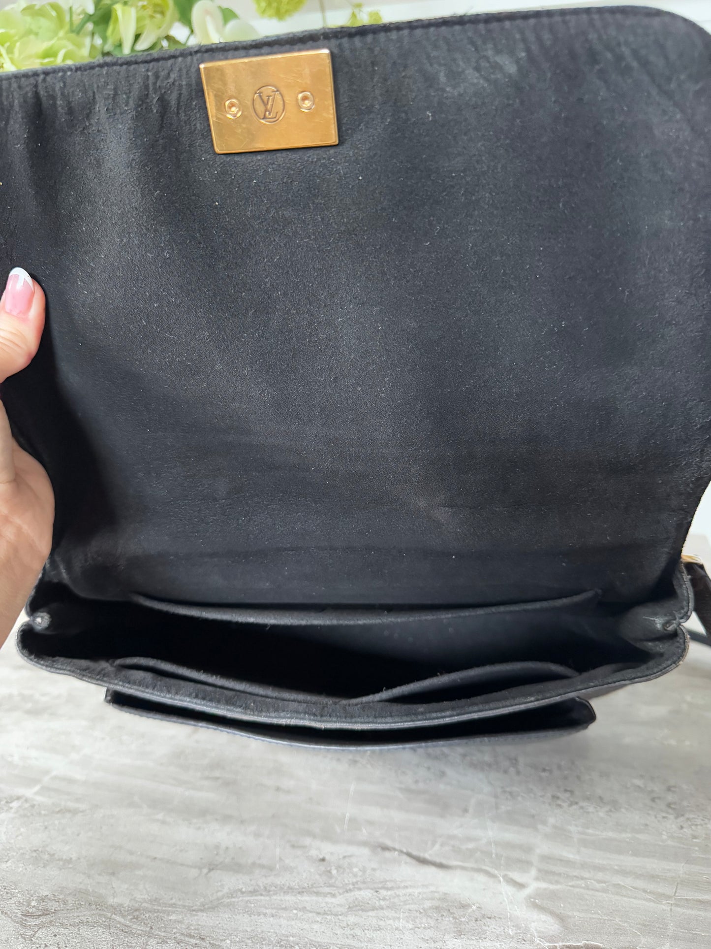 Louis Vuitton Monogram Black Marignan Bag