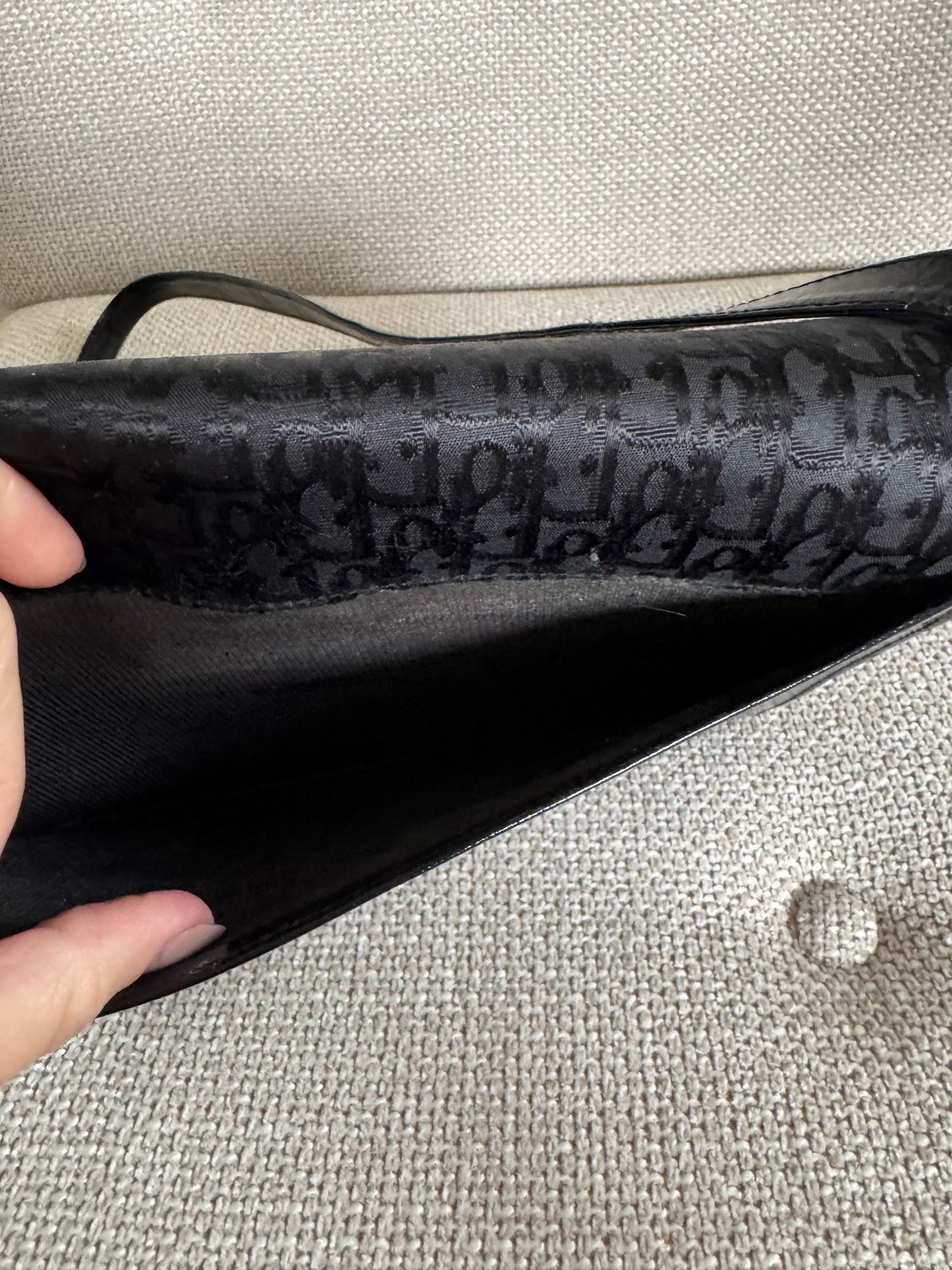 Dior Black Monogram Crossbody Bag