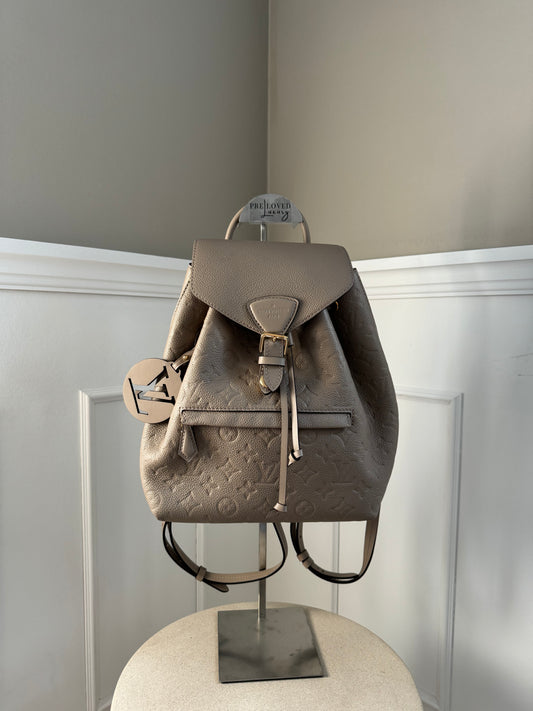 Louis Vuitton Montsouris PM Empreinte Læder Rygsæk