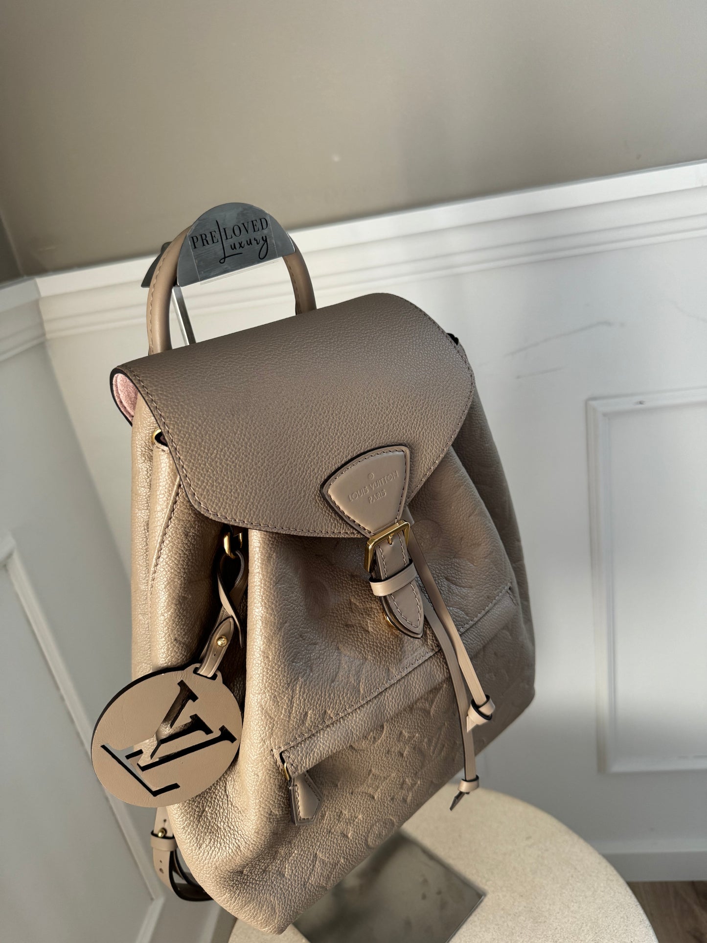 LOUIS VUITTON MONTSOURIS PM EMPREINTE LÆDER RYGSÆK