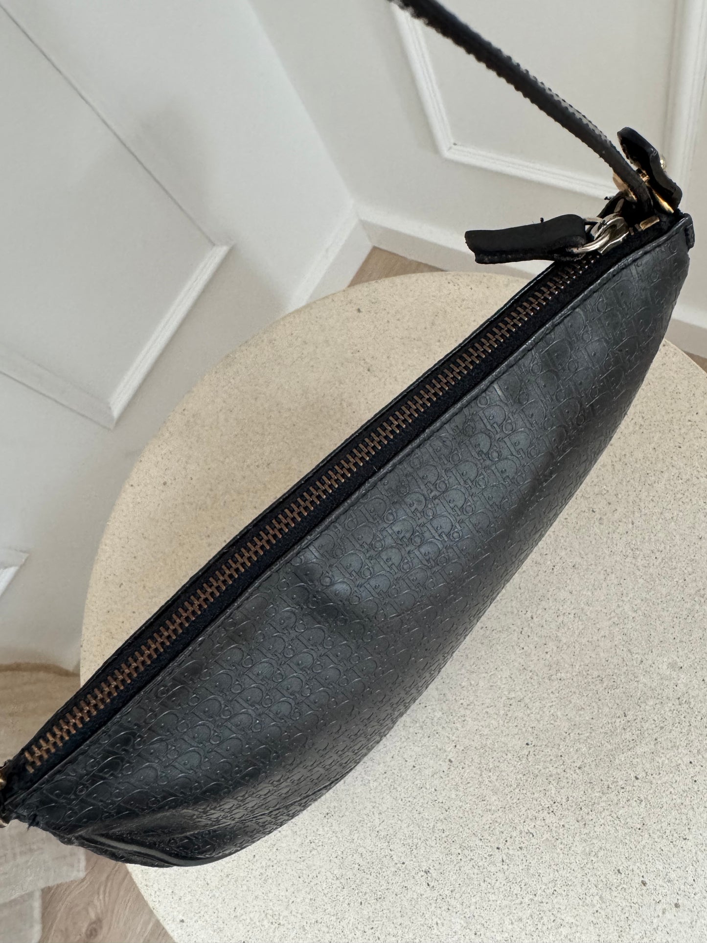 Dior Black Saddel Bag monogram