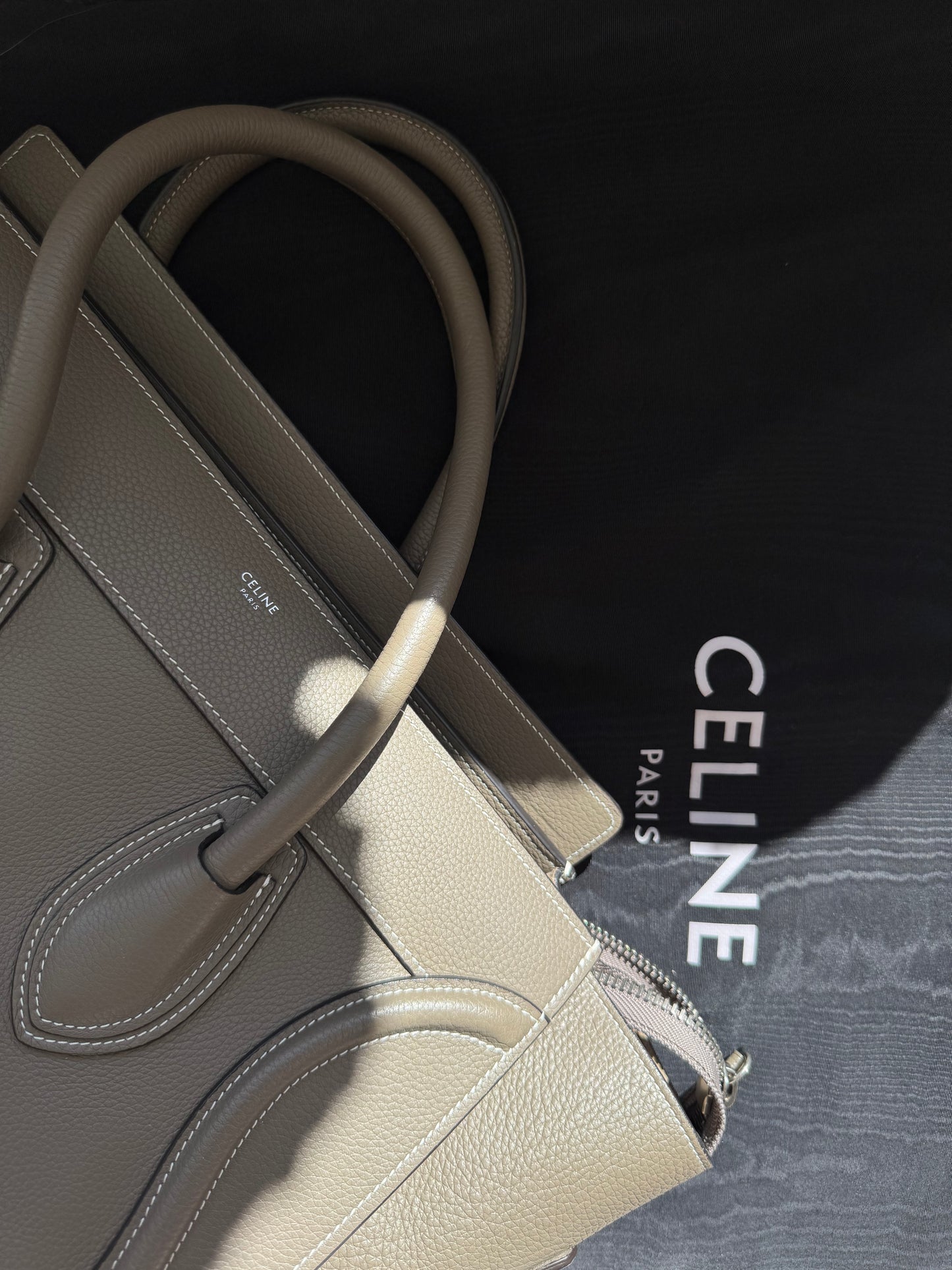 Celine Luggage Mini Taupe