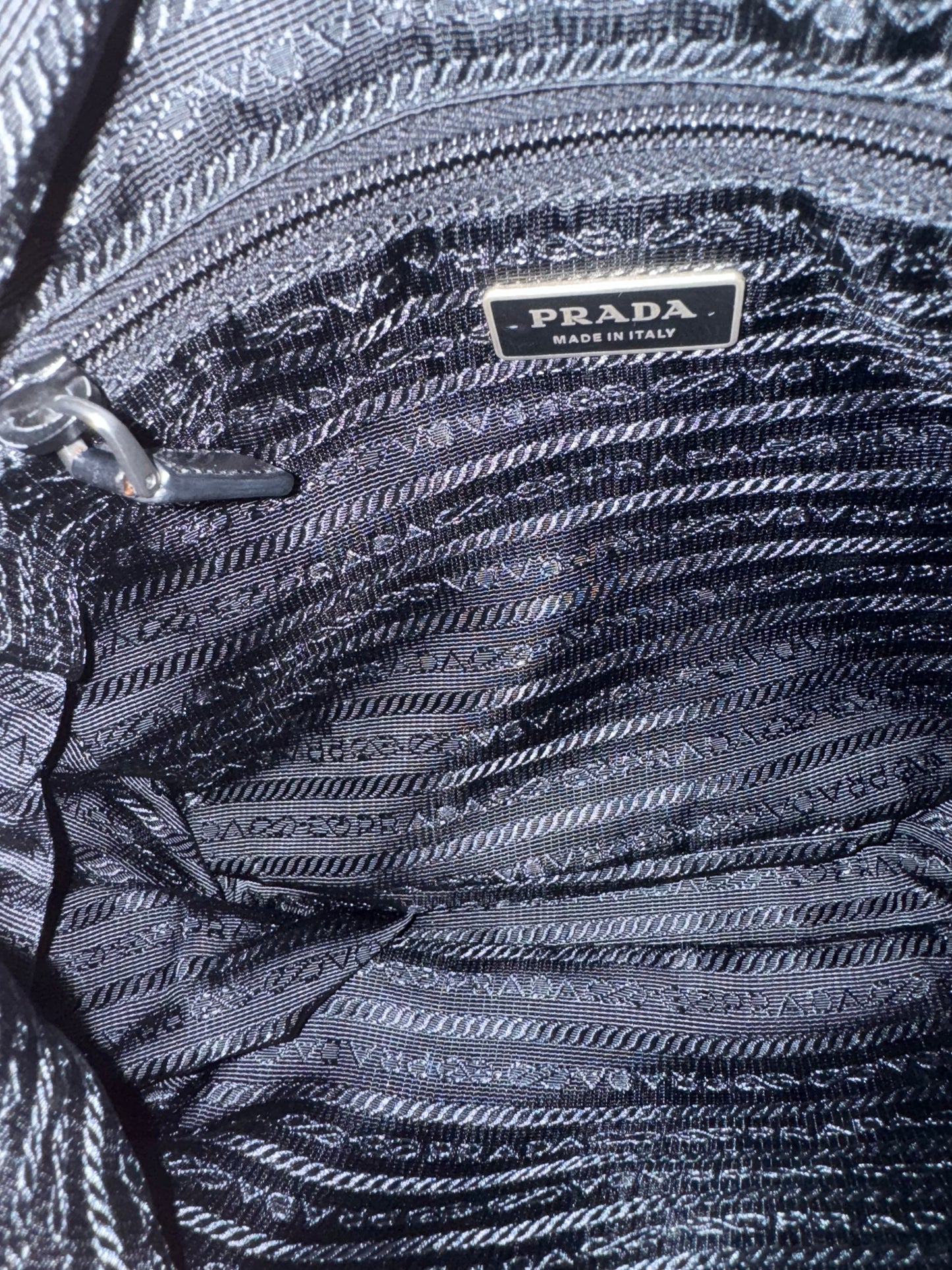 Prada Nylon Black Messenger Bag