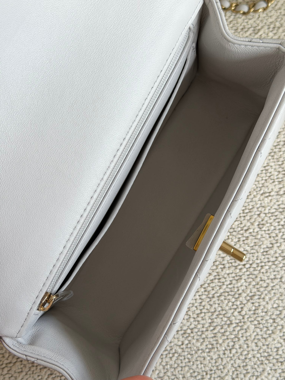 Chanel Mini Rectangular Top Handle Flap Bag
