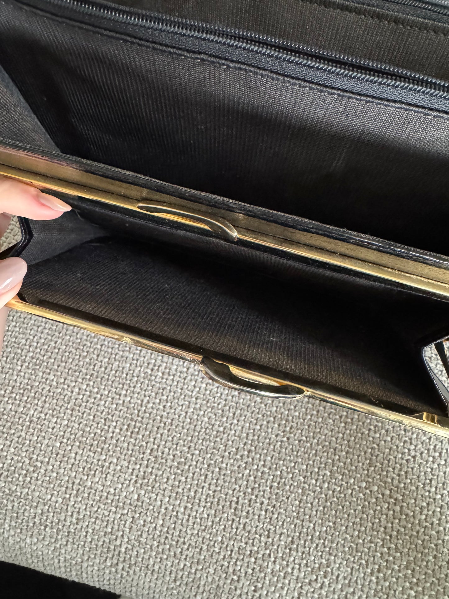 Dior Black Monogram Crossbody Bag