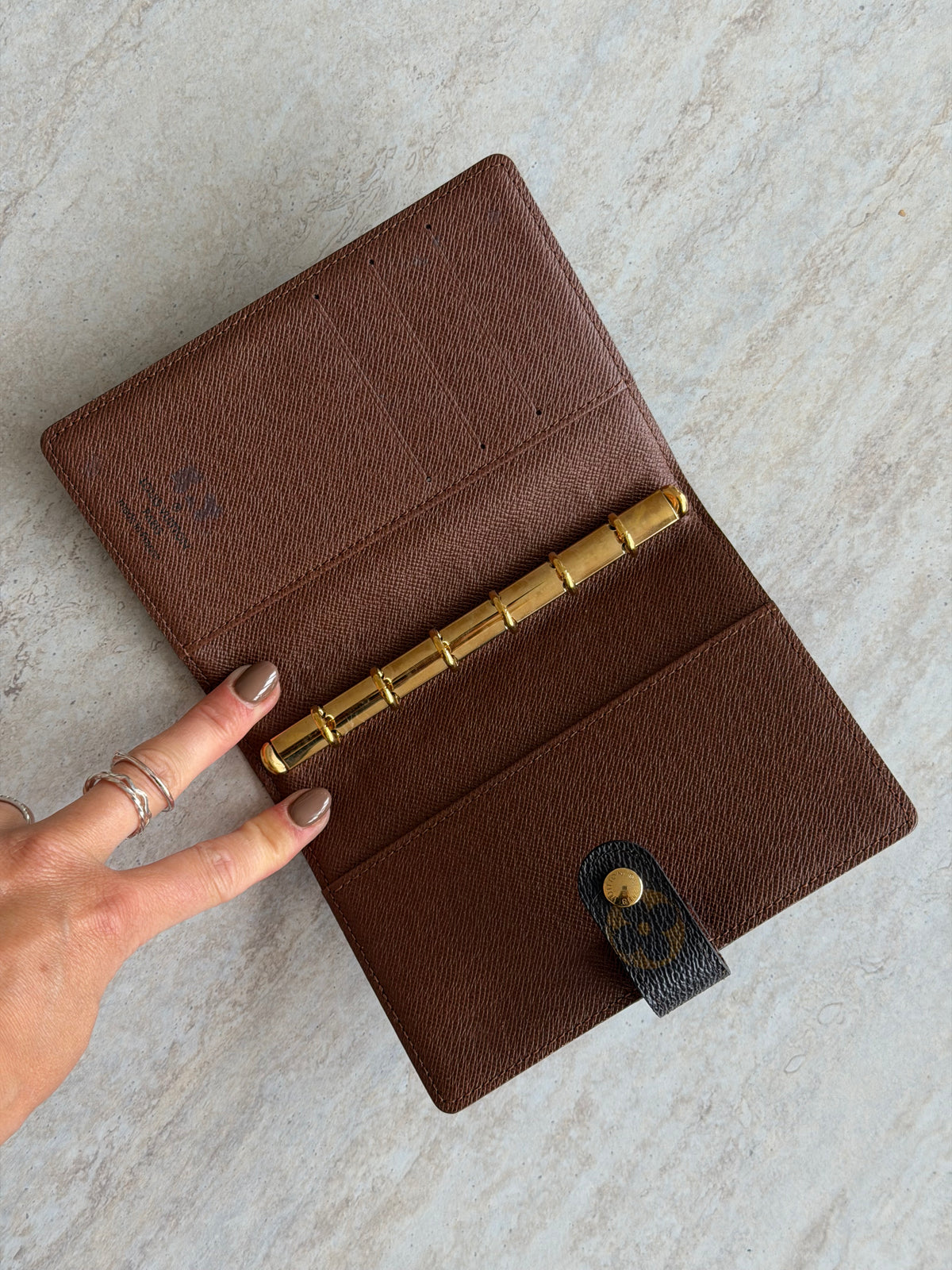 Louis Vuitton Vintage Monogram Agenda – Brown