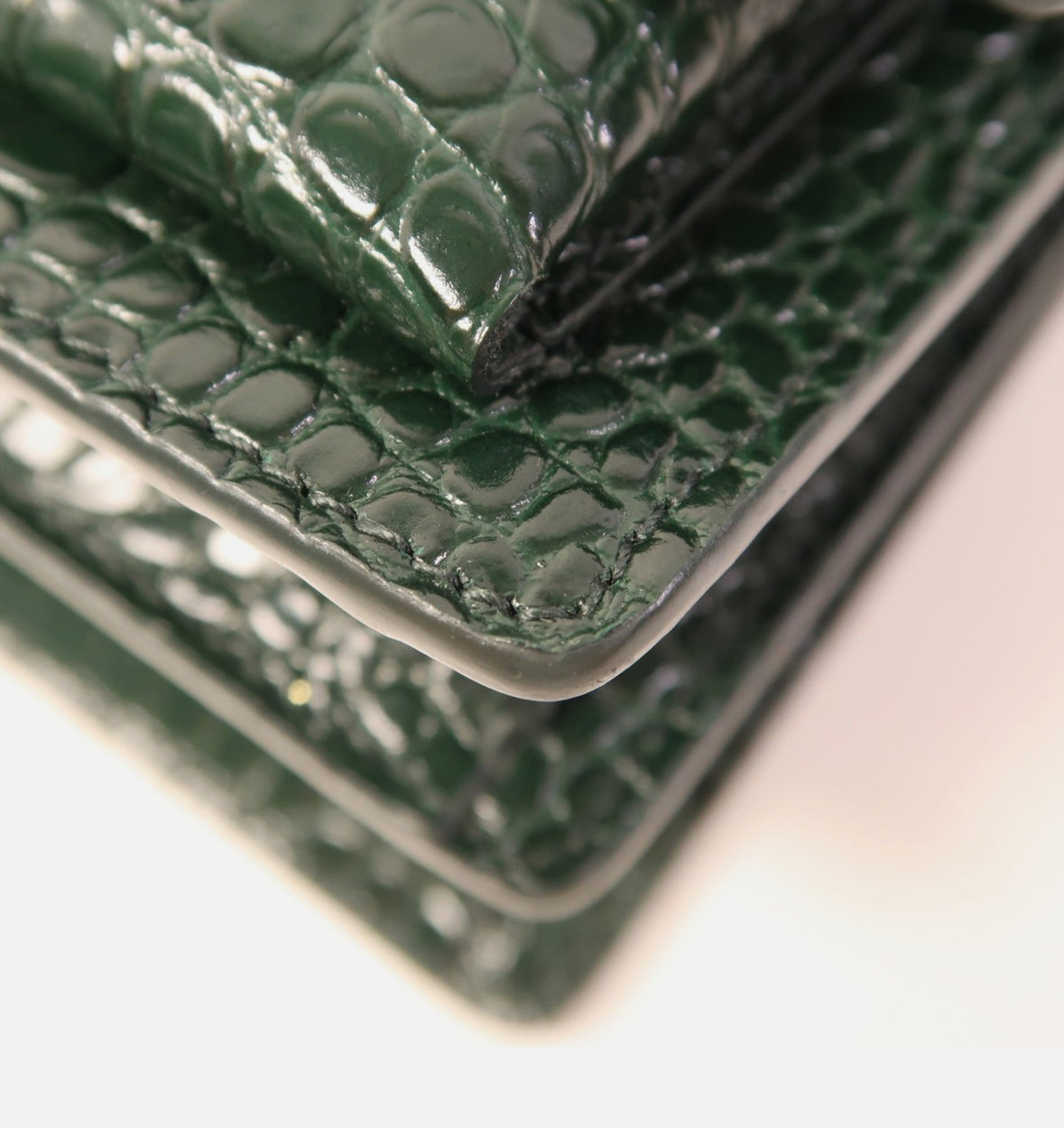 Saint Laurent Sunset Green Bag