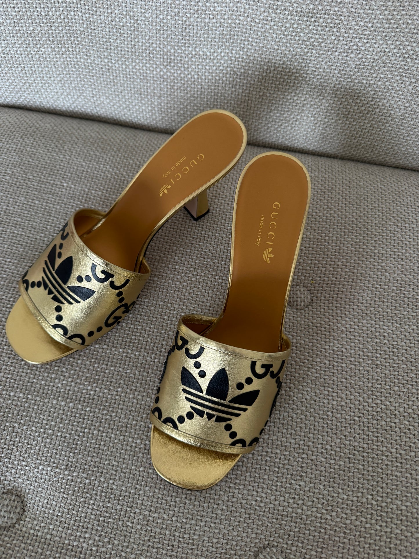 Gucci x Adidas Mules