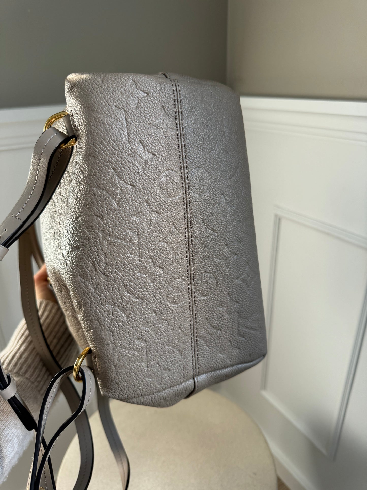 LOUIS VUITTON MONTSOURIS PM EMPREINTE LÆDER RYGSÆK