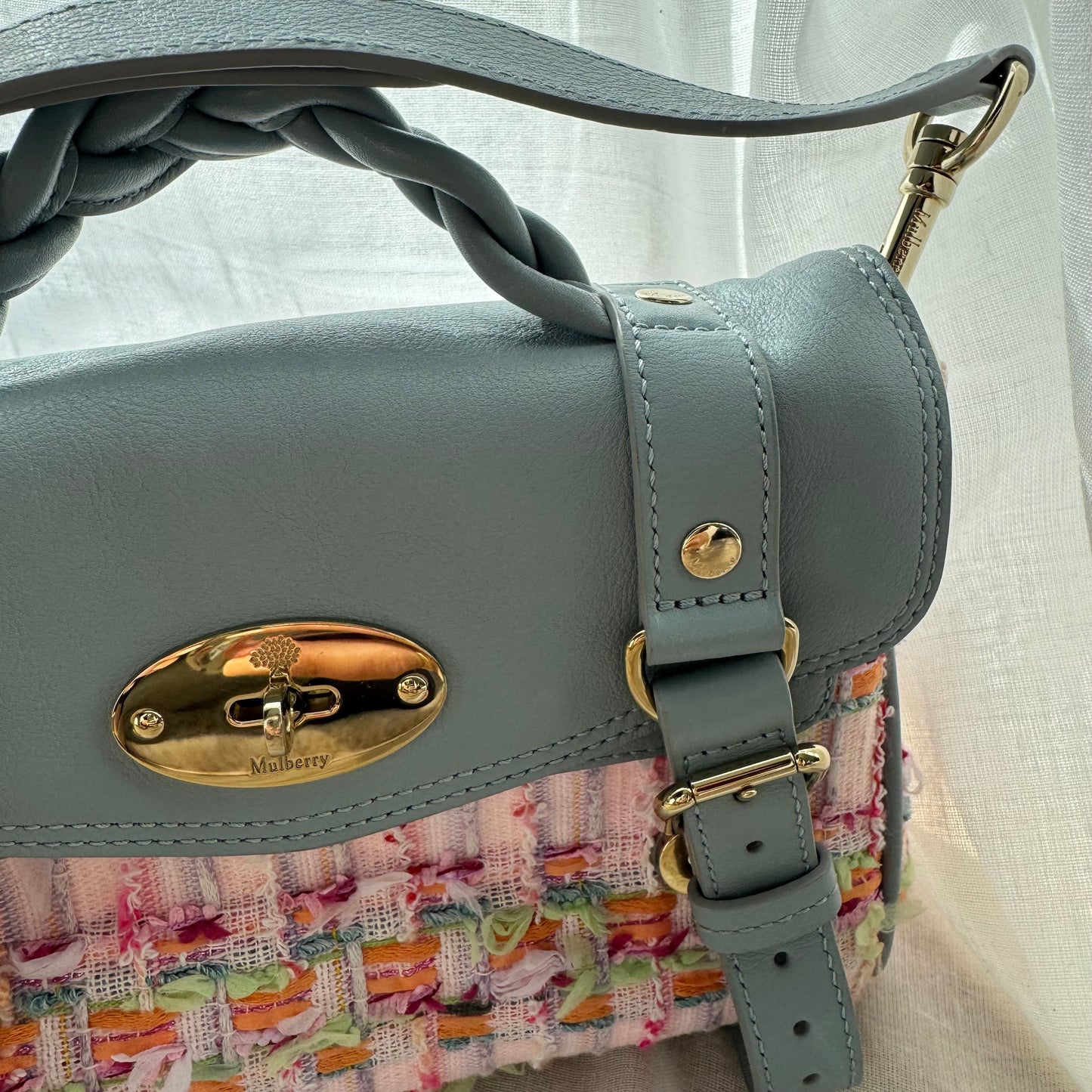 Mulberry Alexa Mini Tweed blue