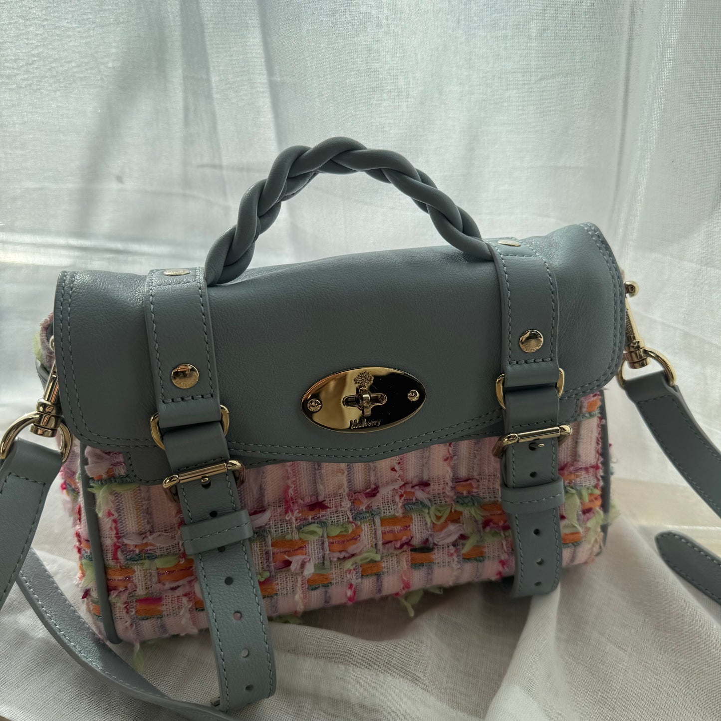 Mulberry Alexa Mini Tweed blue
