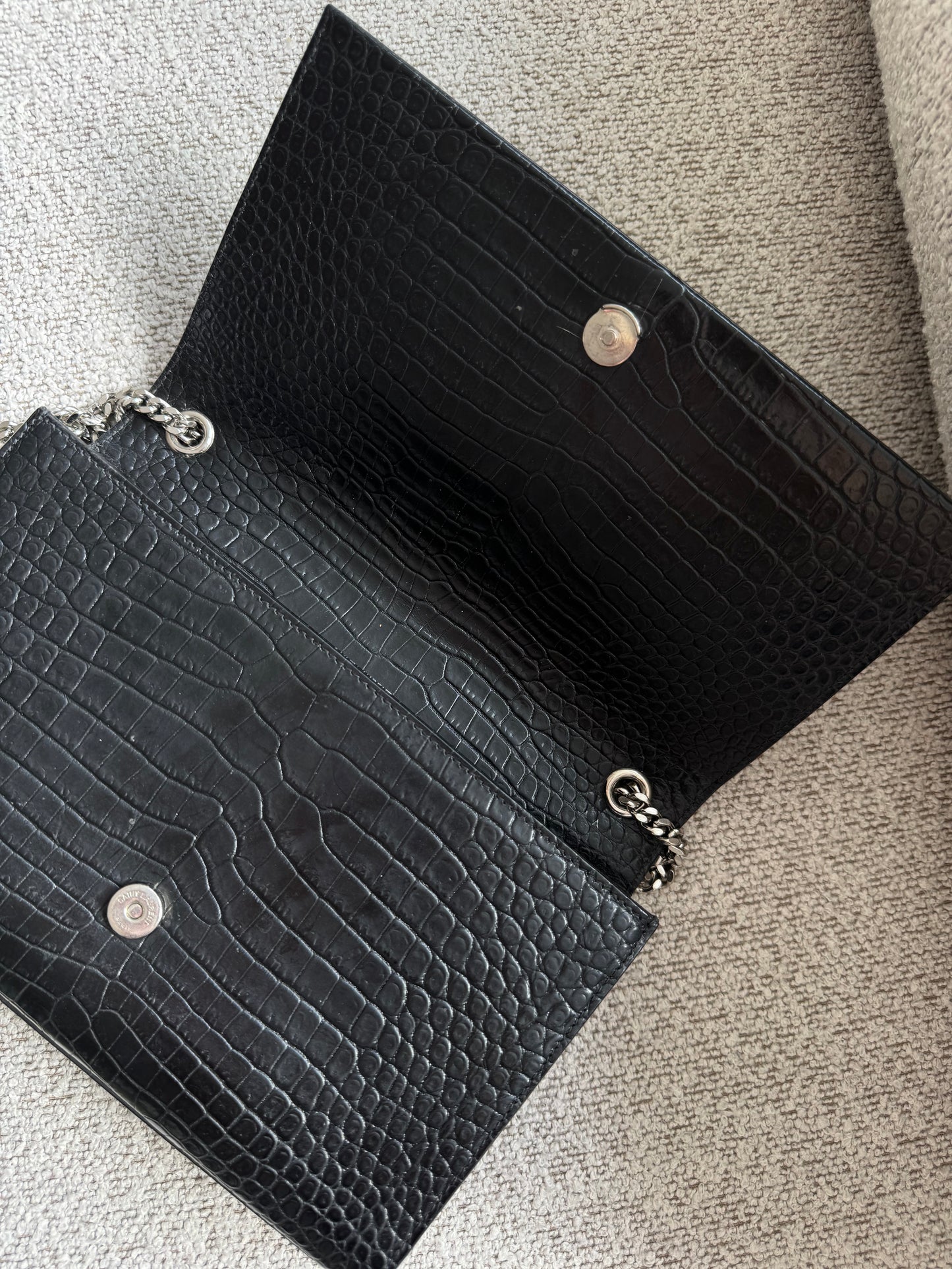 Saint Laurent Kate Small tassel bag black