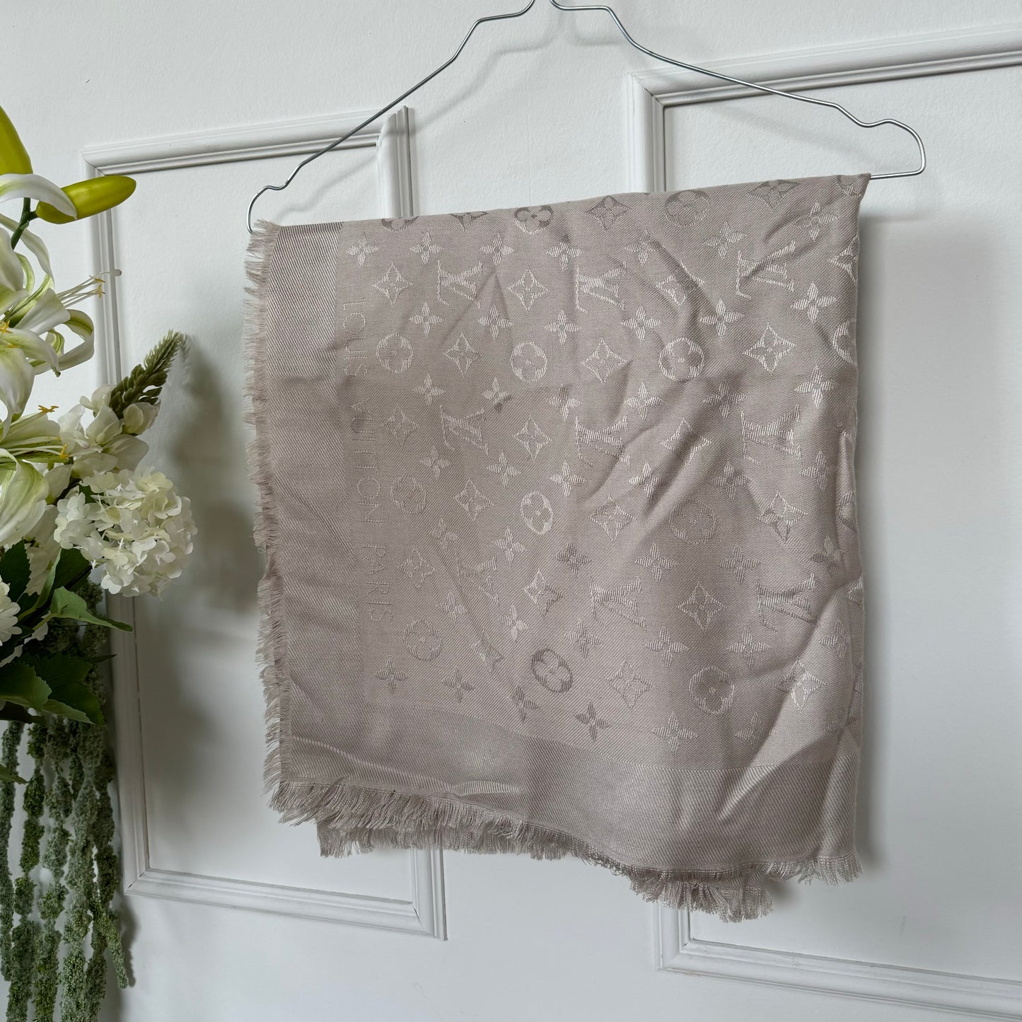 Louis Vuitton Silk Wool Scarf