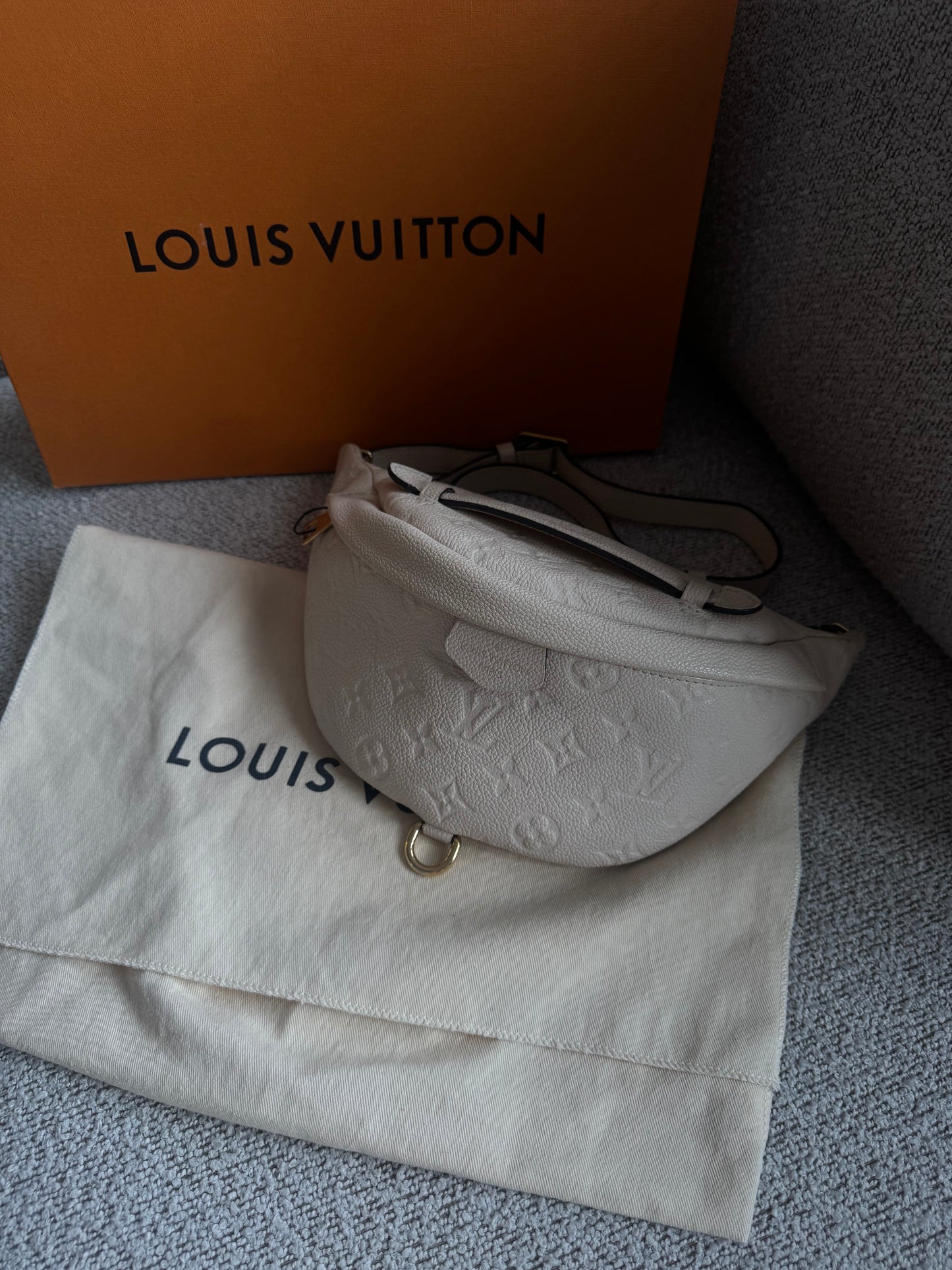 Louis Vuitton Empreinte Bumbag Creme