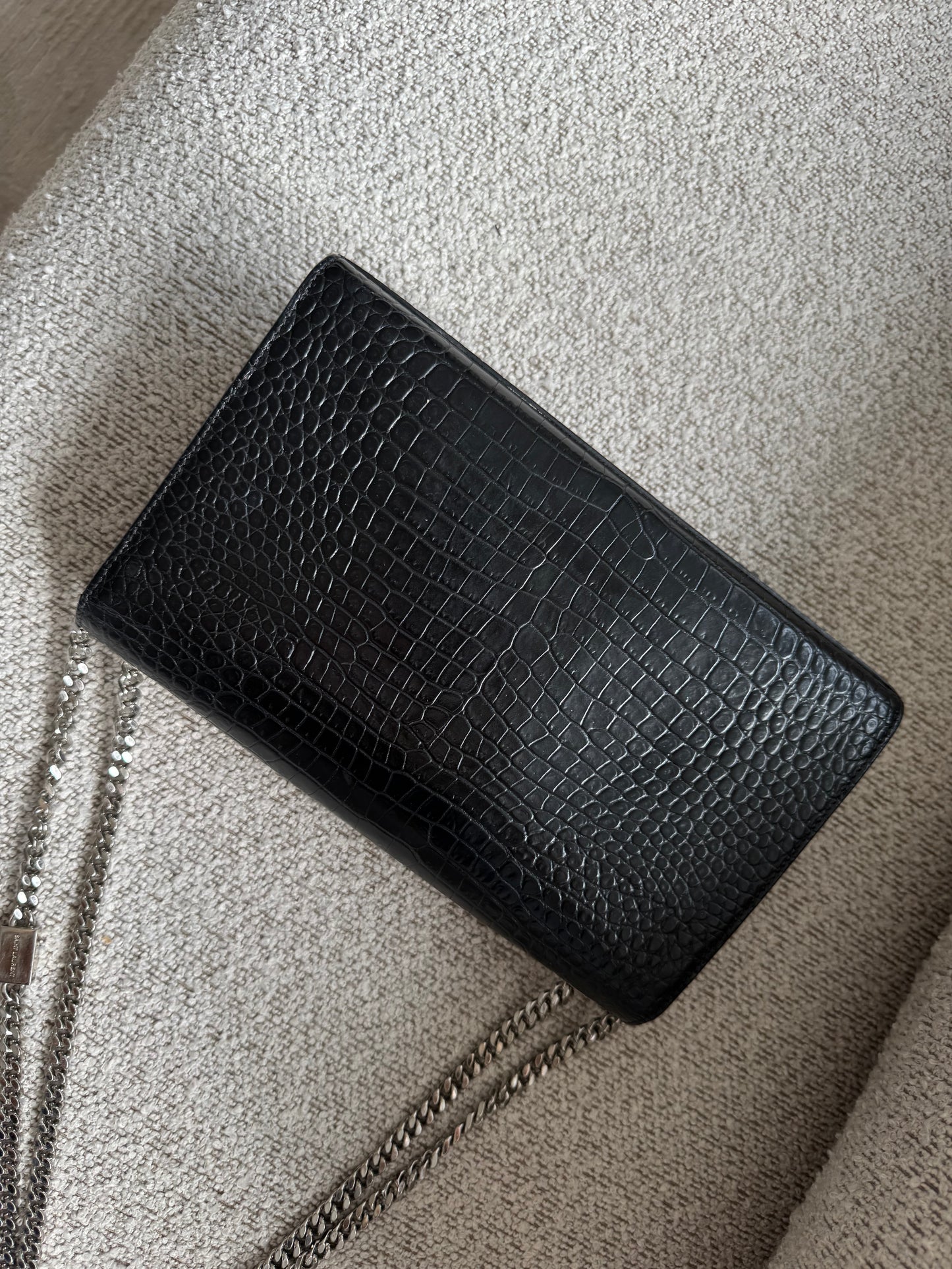 Saint Laurent Kate Small tassel bag black