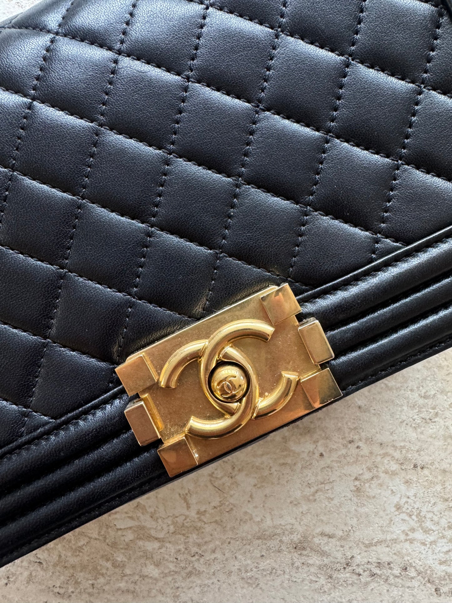 Chanel Boy Bag Black Leather