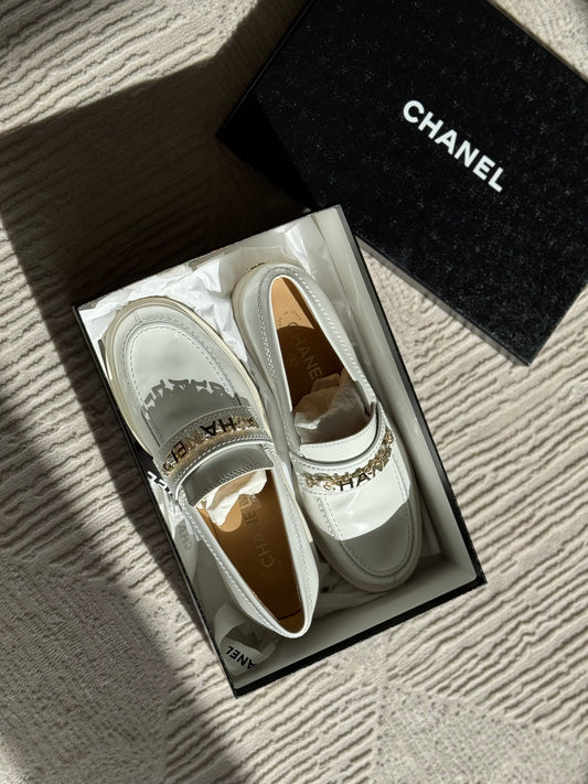 Chanel Patent Leather Flats