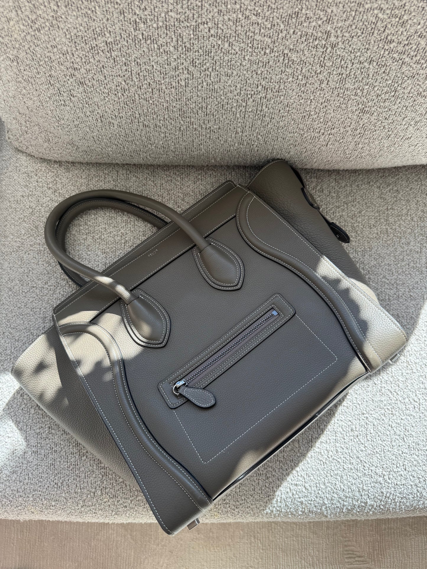 Celine Luggage Mini Taupe
