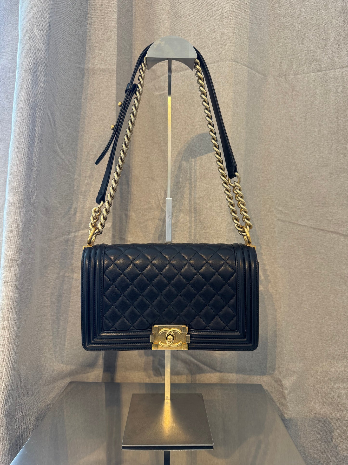 Chanel Boy Bag Black Leather