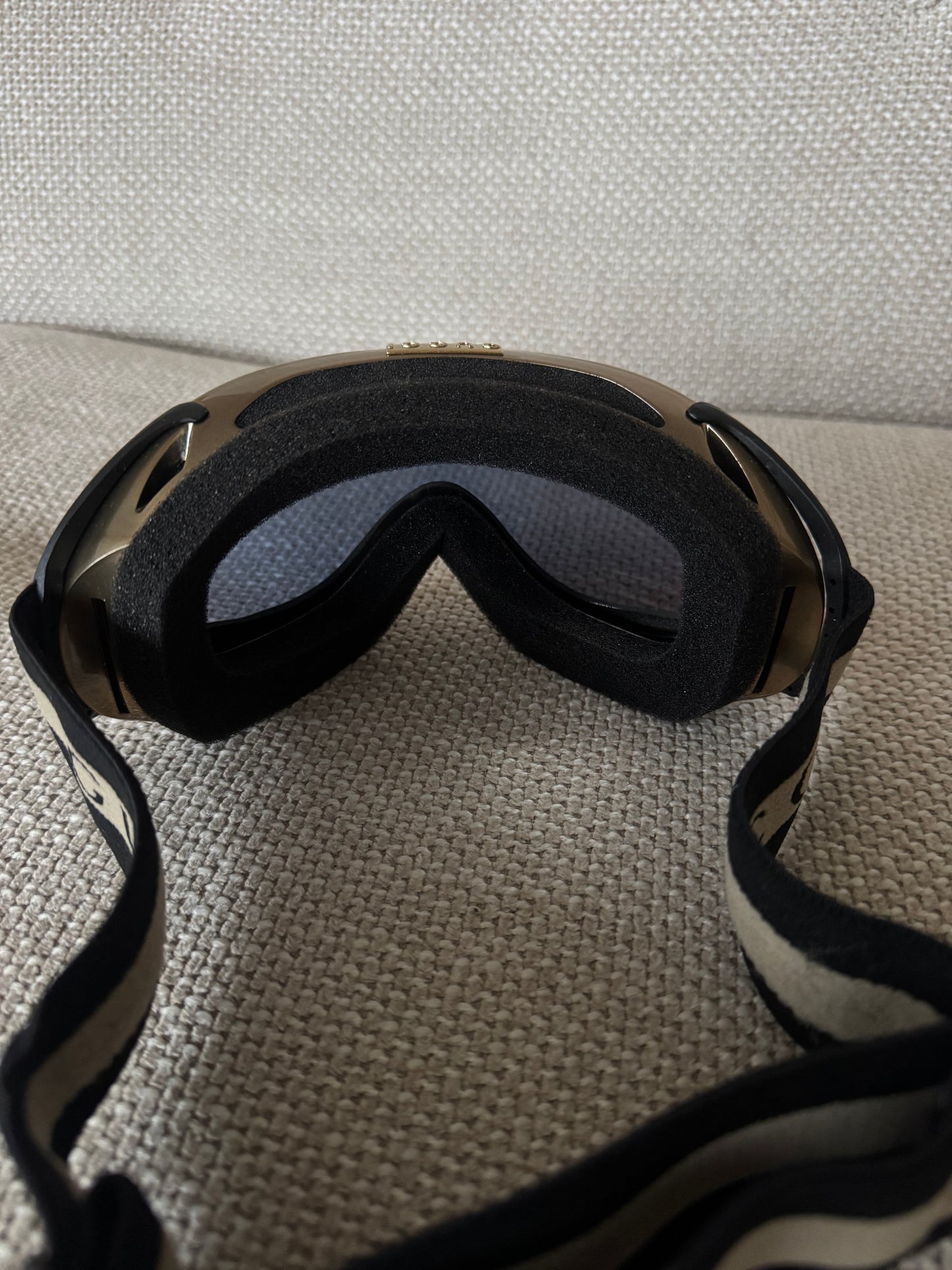 Gucci Ski Goggles – Gold / black Flash Lens skibriller