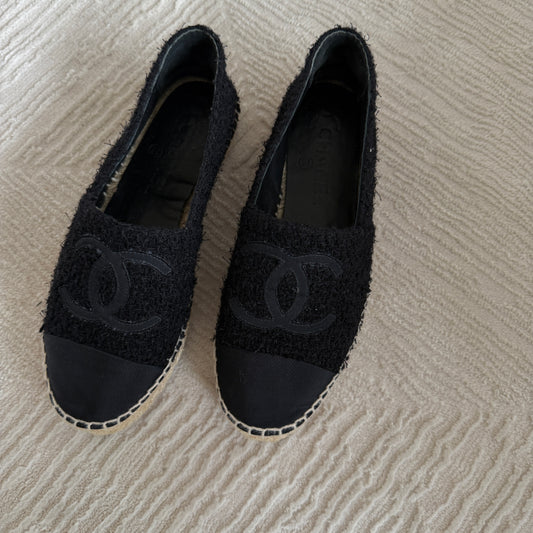Chanel Tweed Espadrille
