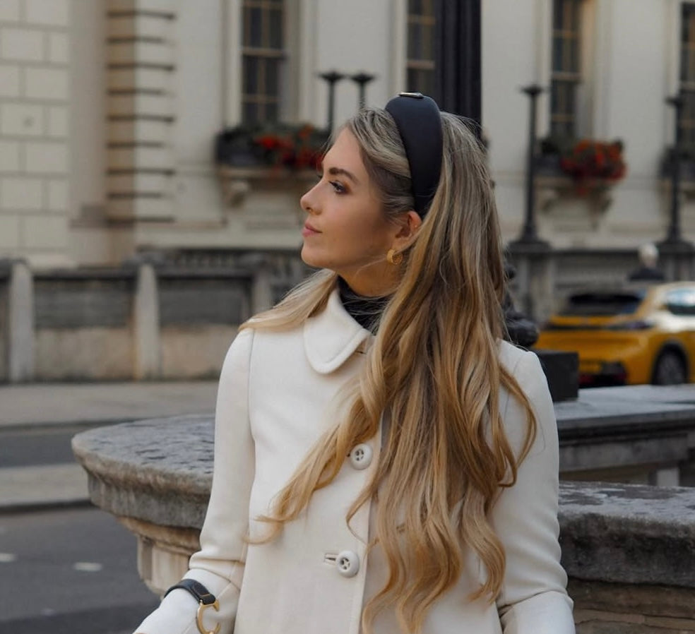 Prada Black Re-nylon Headband Hair accessories