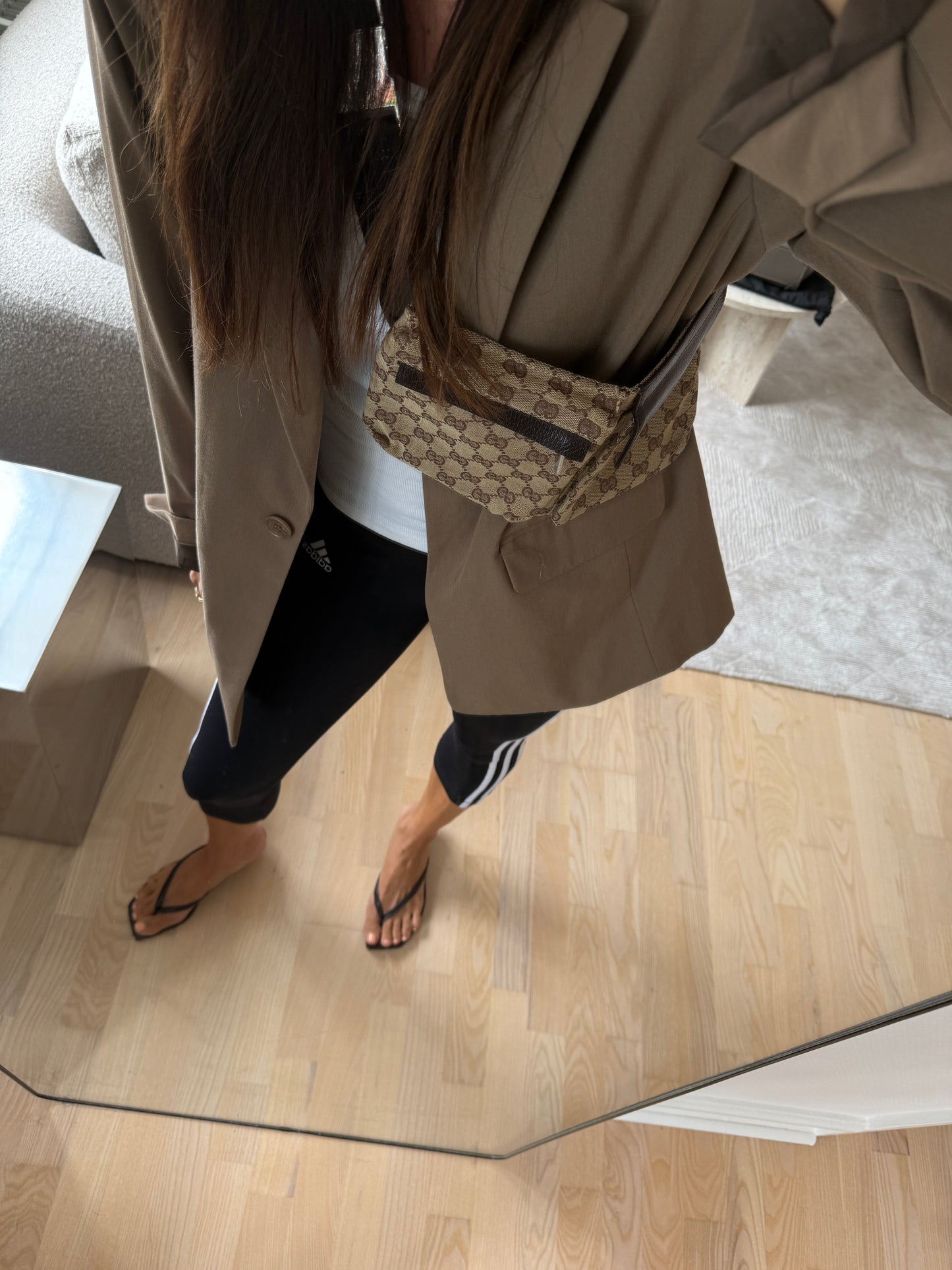 Gucci cloth bumbag