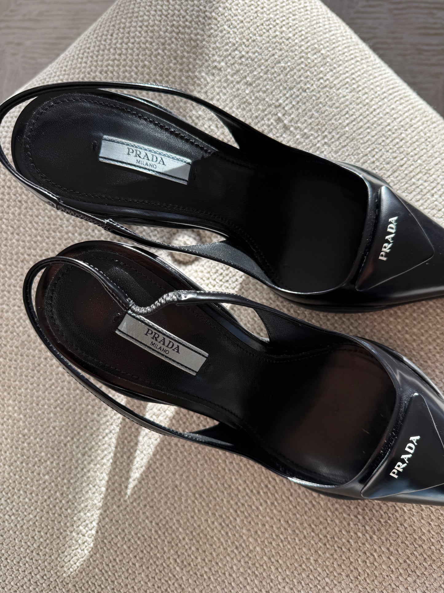 Prada Pointed Black Heels