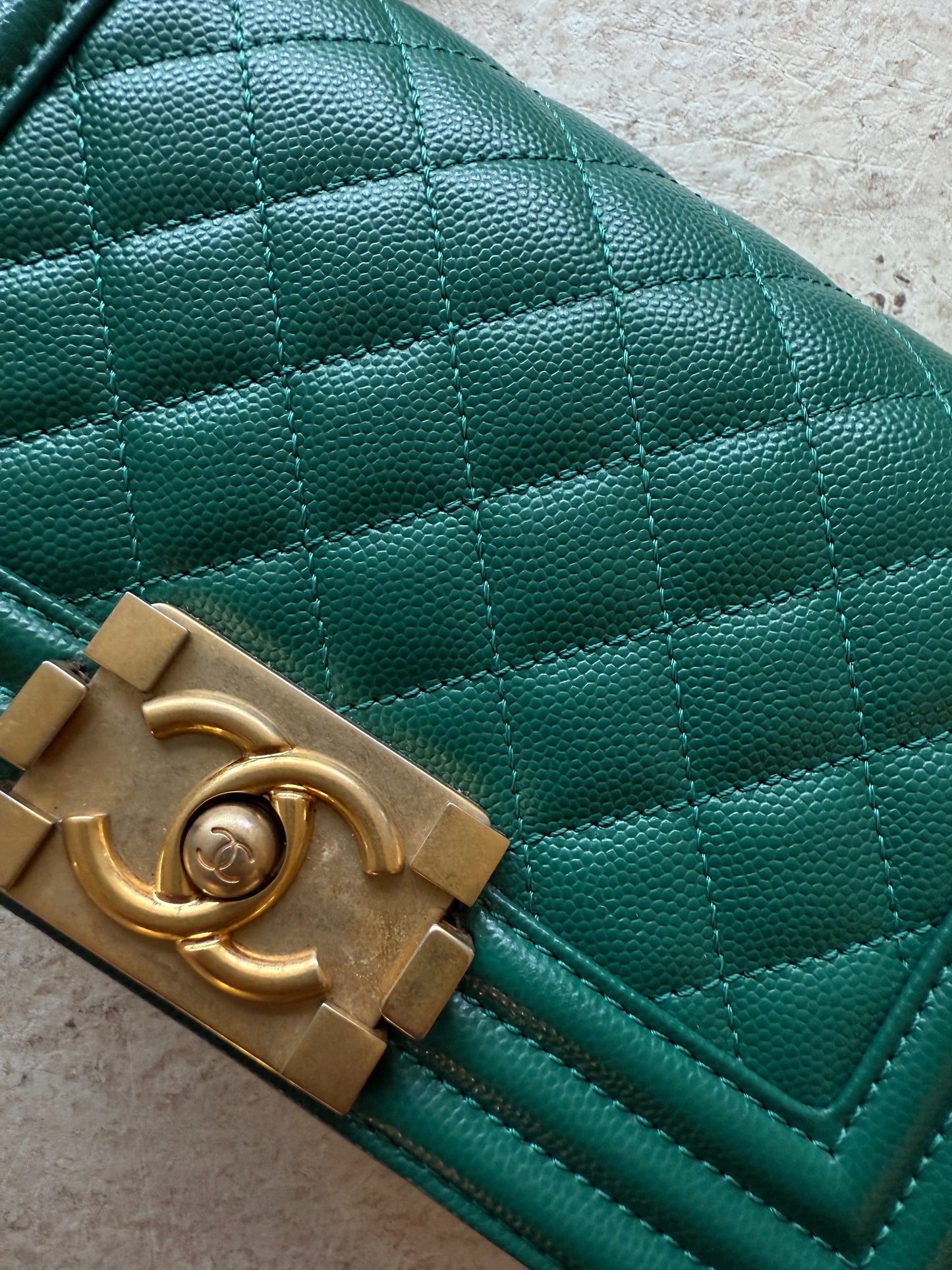 Chanel Boy Caviar Quilted