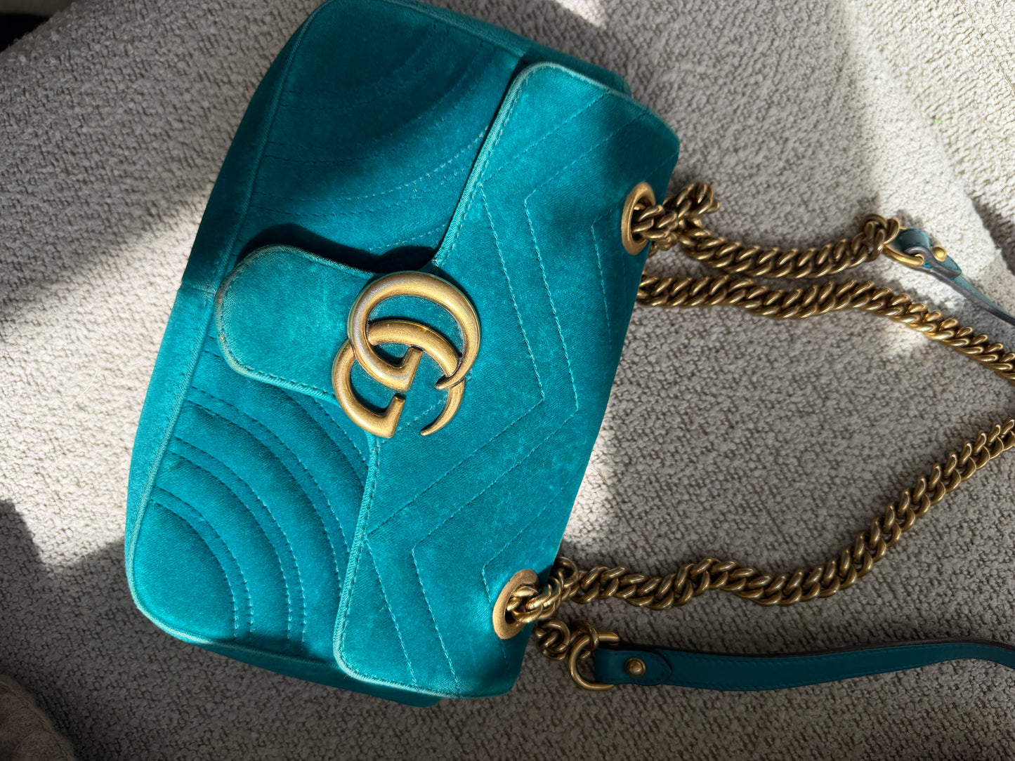 Gucci GG Marmont Velvet Shoulder Bag