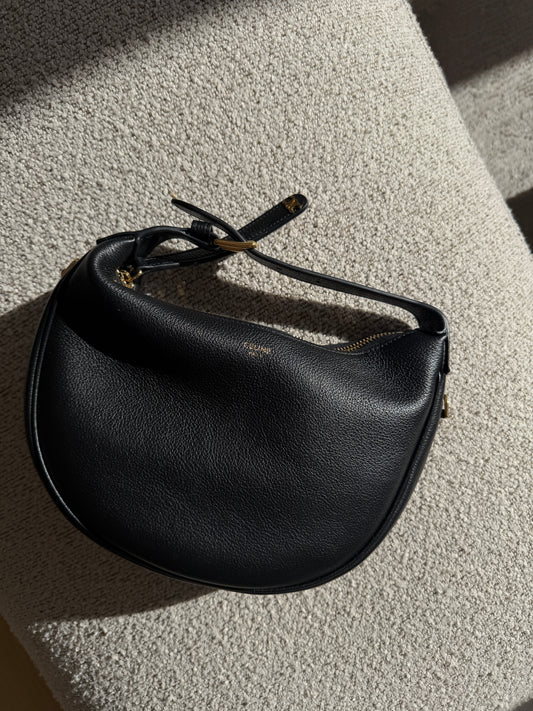 Celine Black leather Lulu bag