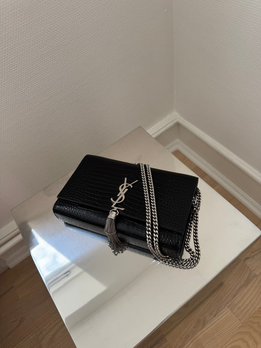 Saint Laurent Kate Small tassel bag black