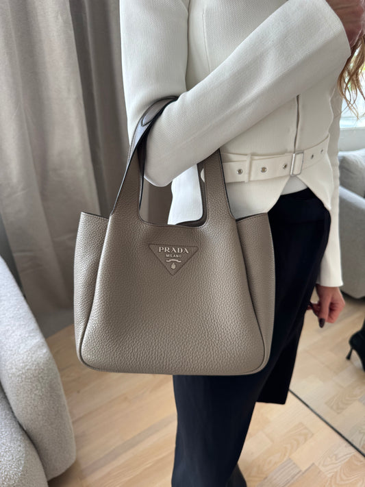Prada Leather Tote Bag