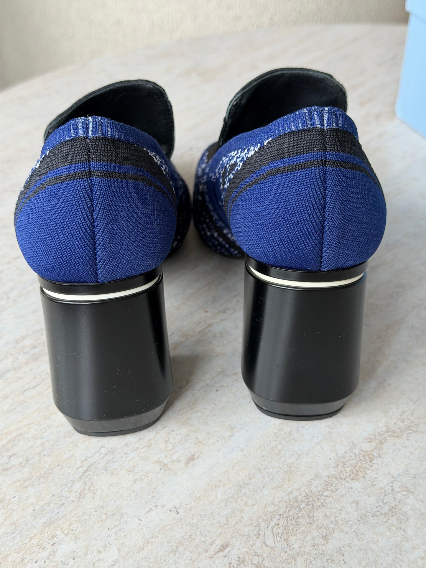 Prada Knit Pumps med blokhæl – str. 36