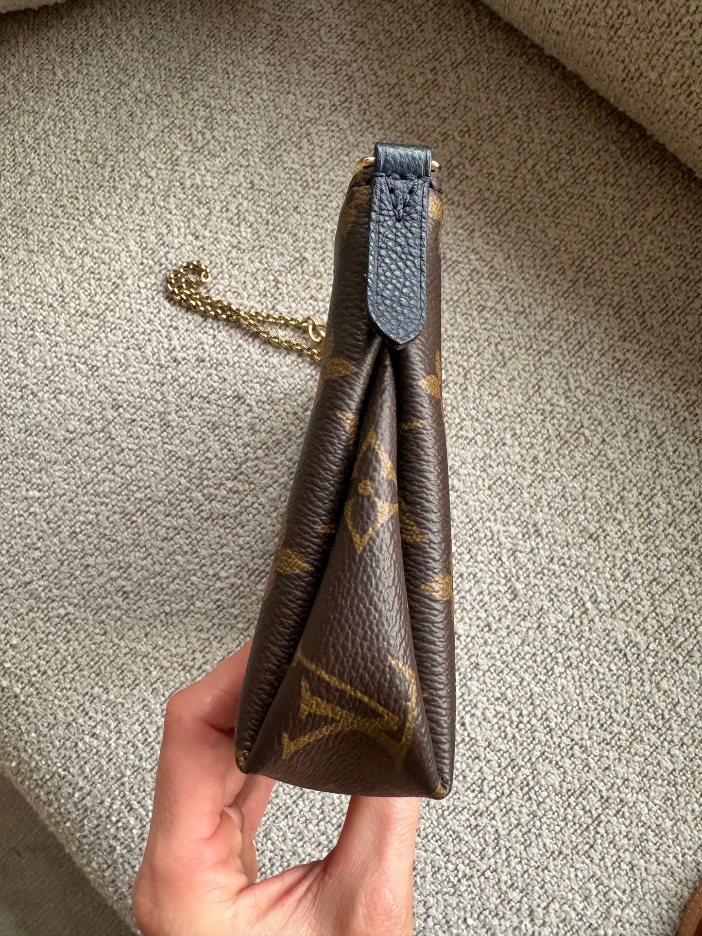 Louis Vuitton Pallas Clutch - Monogram Canvas/Marine