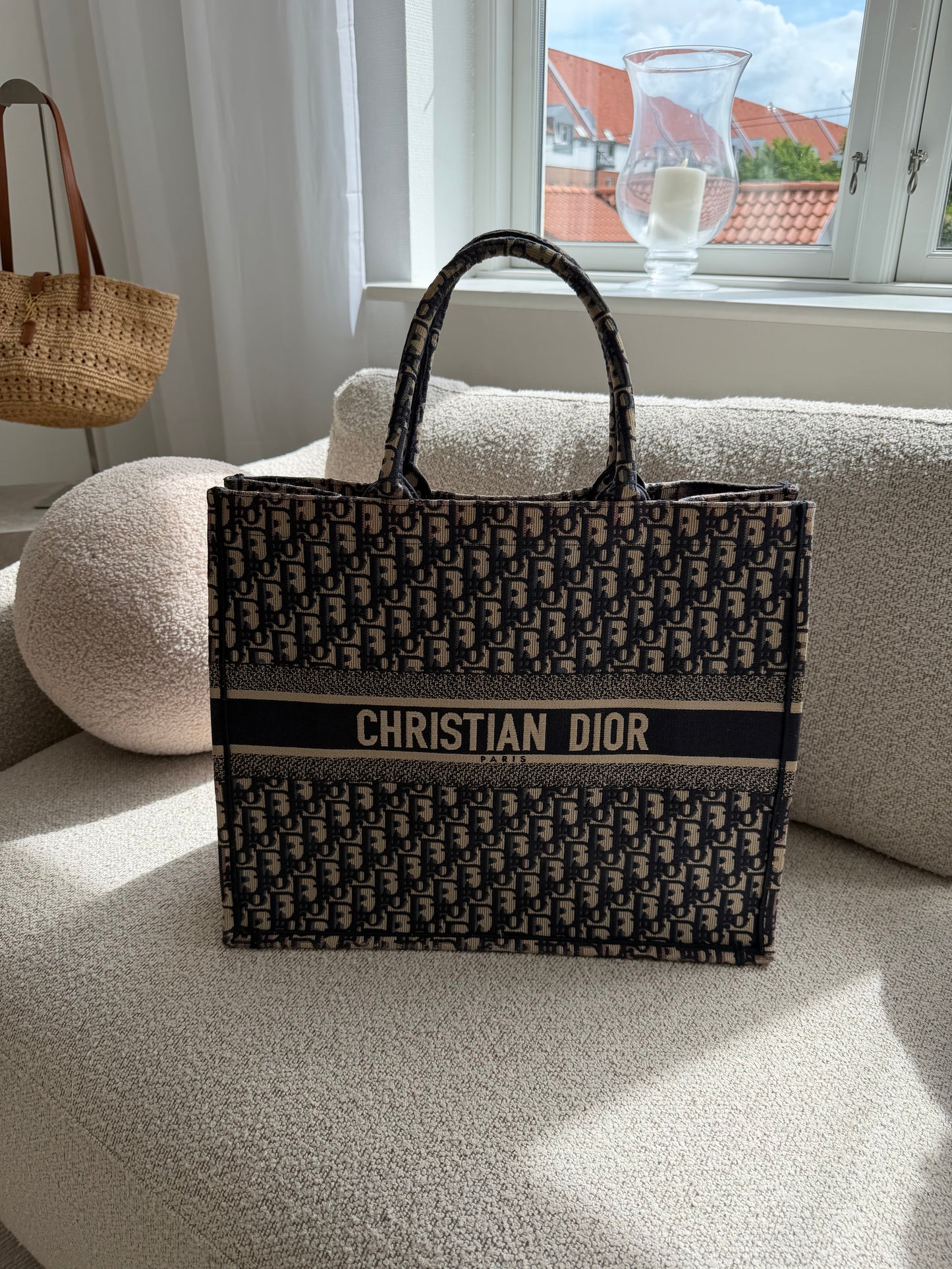 Christian Dior Book Tote Large – Blue Oblique