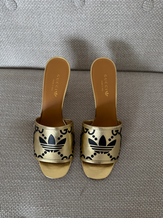 Gucci x Adidas Mules