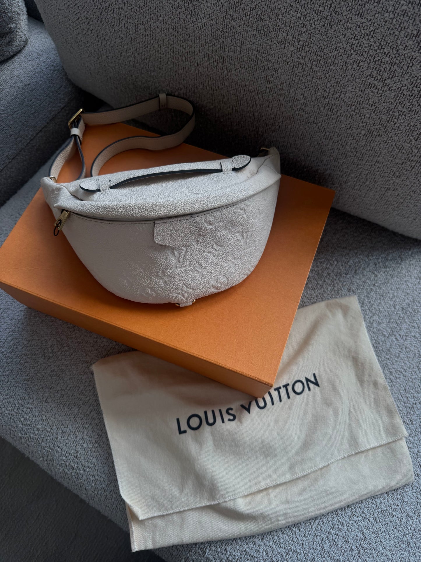 Louis Vuitton Empreinte Bumbag Creme