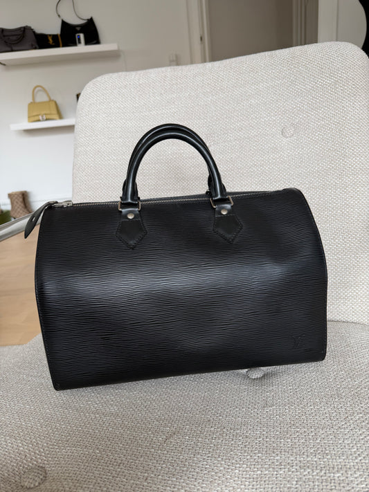 Louis Vuitton Speedy 35 Epi Noir