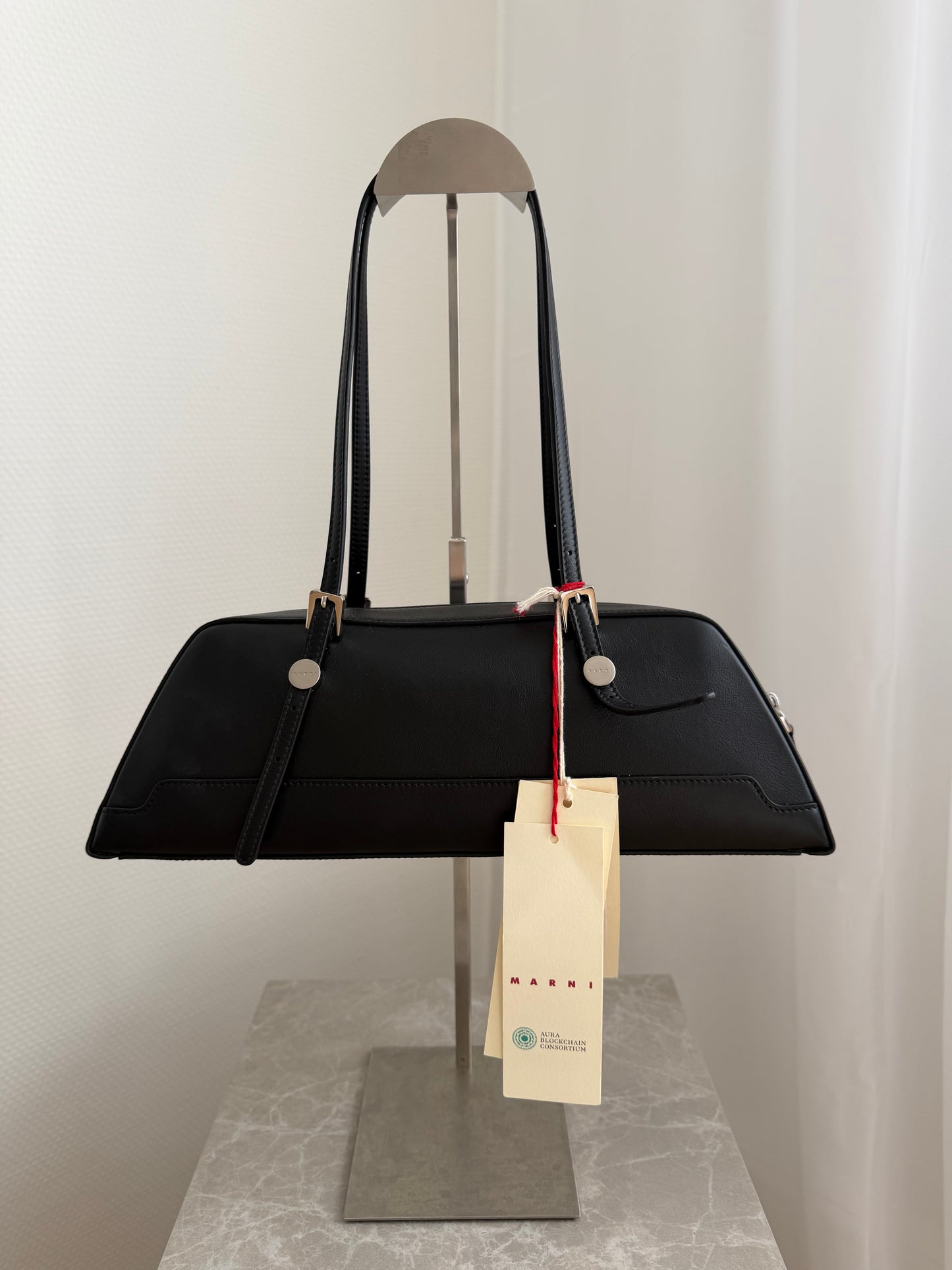 Marni Dot Bag – Sort læder