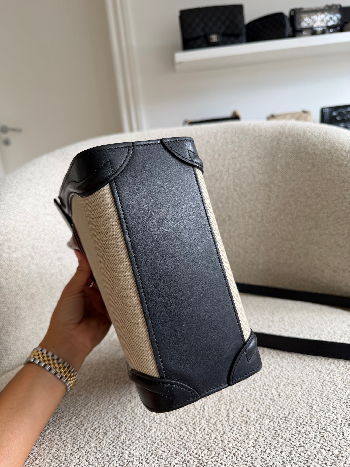 Celine Nano Luggage Tri-Color